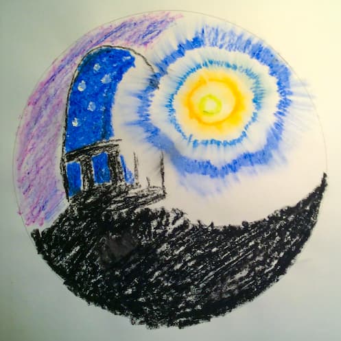 Mandala drawn by a traveler — Transpersonal