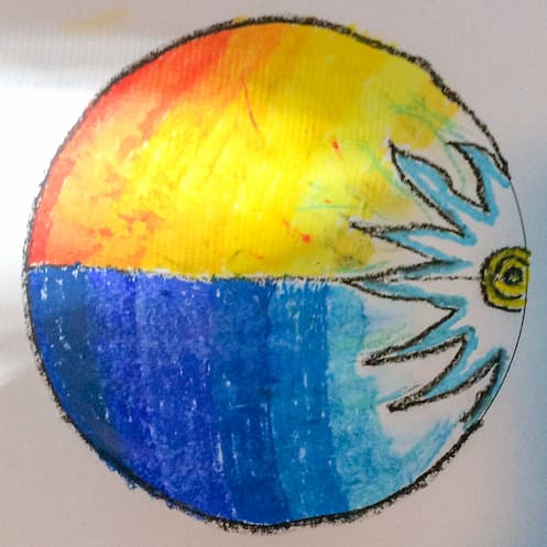 Mandala drawn by a traveler — Clinical Focus